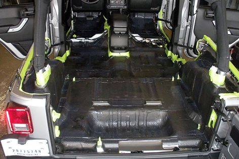 JEEP Liquid soundproofing package