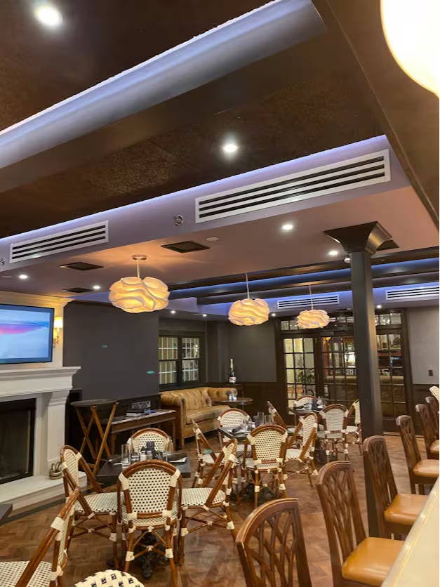 restaurant acoustics improved with timberwool