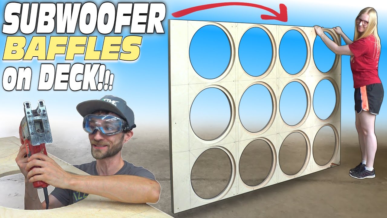 6th Order BASS VAN Build: Sealing Box, Building WALLS + Designing Bandpass & Cutting Subwoofer HOLES