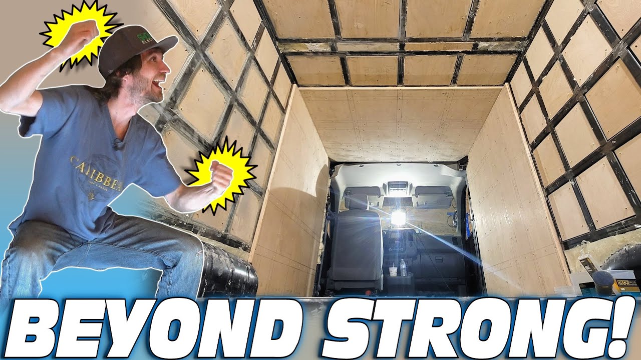 BEYOND STRONG Bass Van Build w/ EXO's BIGGEST Car Audio Install EVER... STEEL CAGE Subwoofer Box!!!