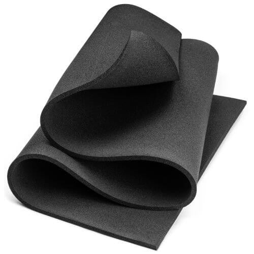 OverKill Pro closed cell foam sheet folded over (top view)