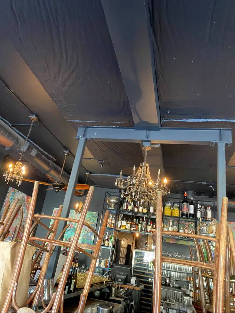 restaurant needs reduced noise and reverb