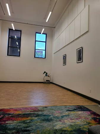 PolyZorbe yoga studio reverb reduction