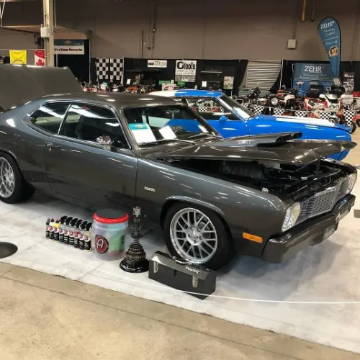 1976 Plymouth Duster sound deadening project in the trunk