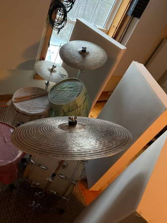 Drum Room bass traps with EcoBass