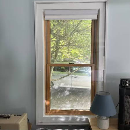 soundproof window insert in garage music room