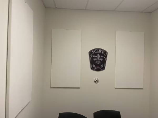 Frontanac PD installs PolyZorbe acoustic panels