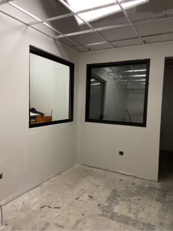 soundproof window in office