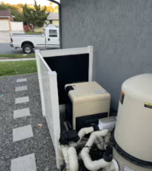 BlocknZorbe Acoustic Panels on Pool Pump