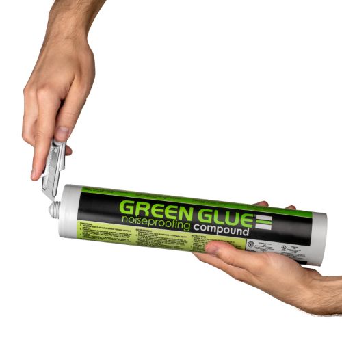 Green Glue cutting the tip