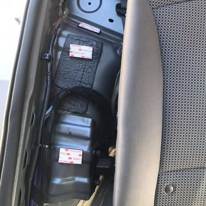 3M Dual Lock reclosable fastener on B Pillar Trim
