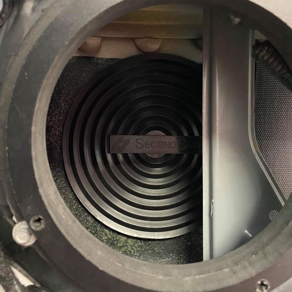 Speaker Tweaker installed behind a door speaker