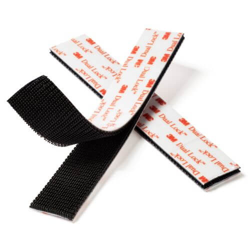 3M Dual Lock reclosable fastener unpeeling