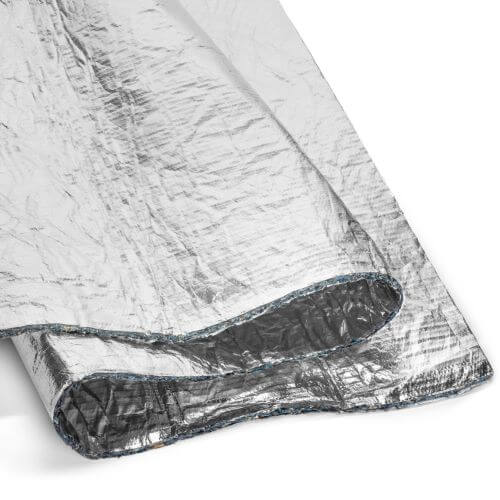 Heat Wave Pro is very flexible with two foil radiant barriers on each side surrounding jute insulation