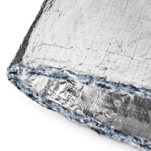 Heat Wave Pro has radiant foil barrier on both sides