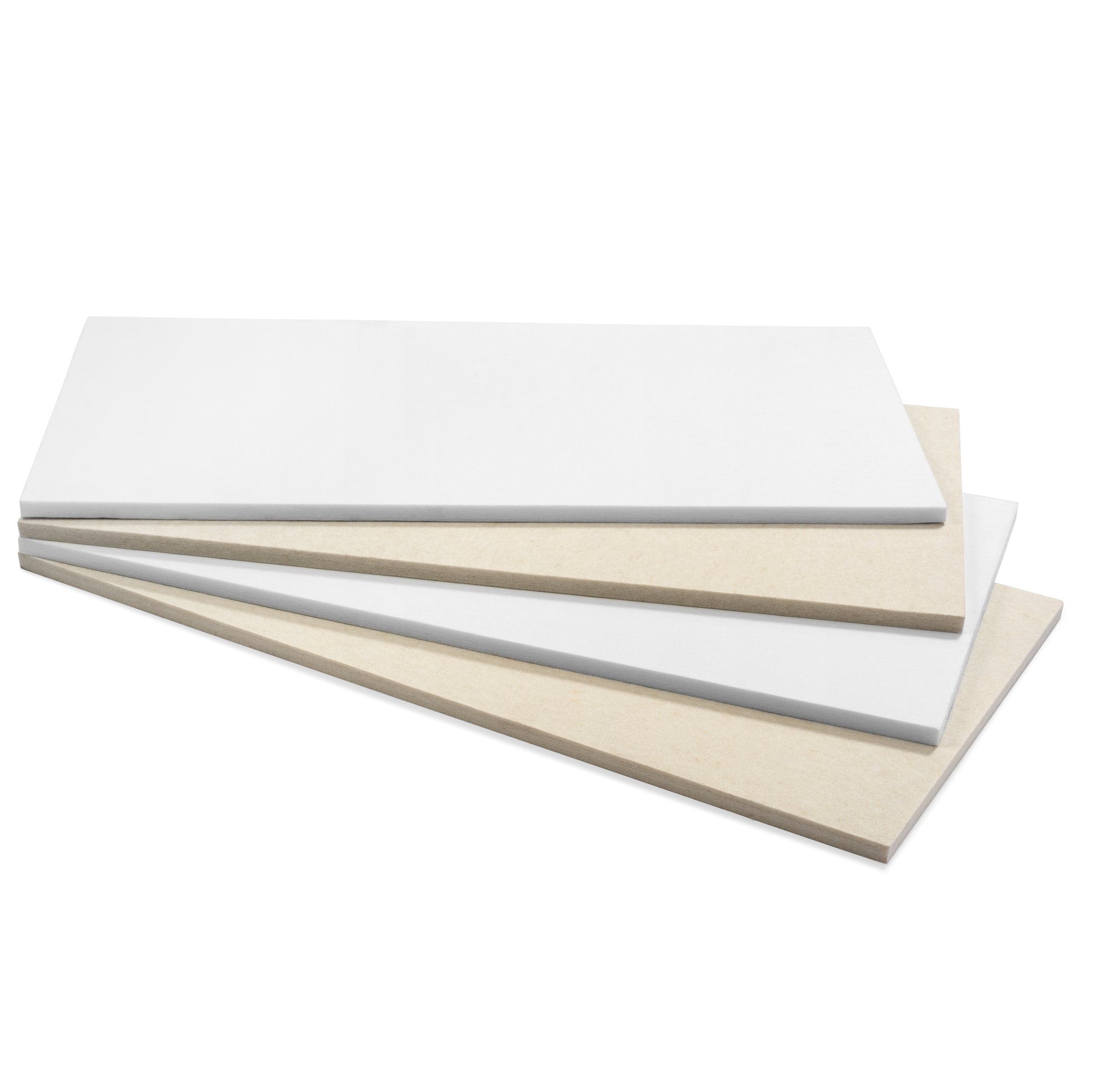 polyzorbe acoustic panels stacked