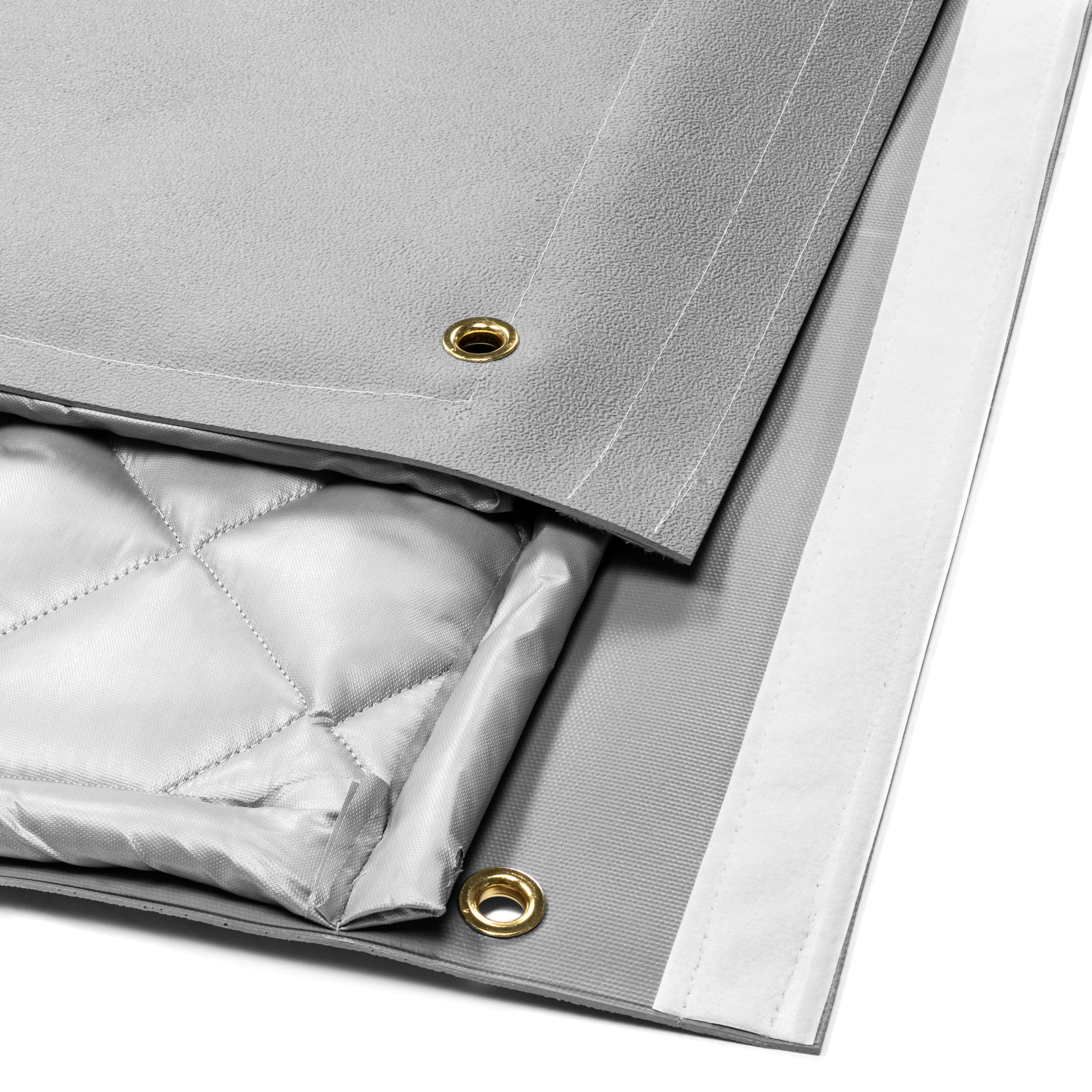 sound blankets with grommets for soundproofing a fence