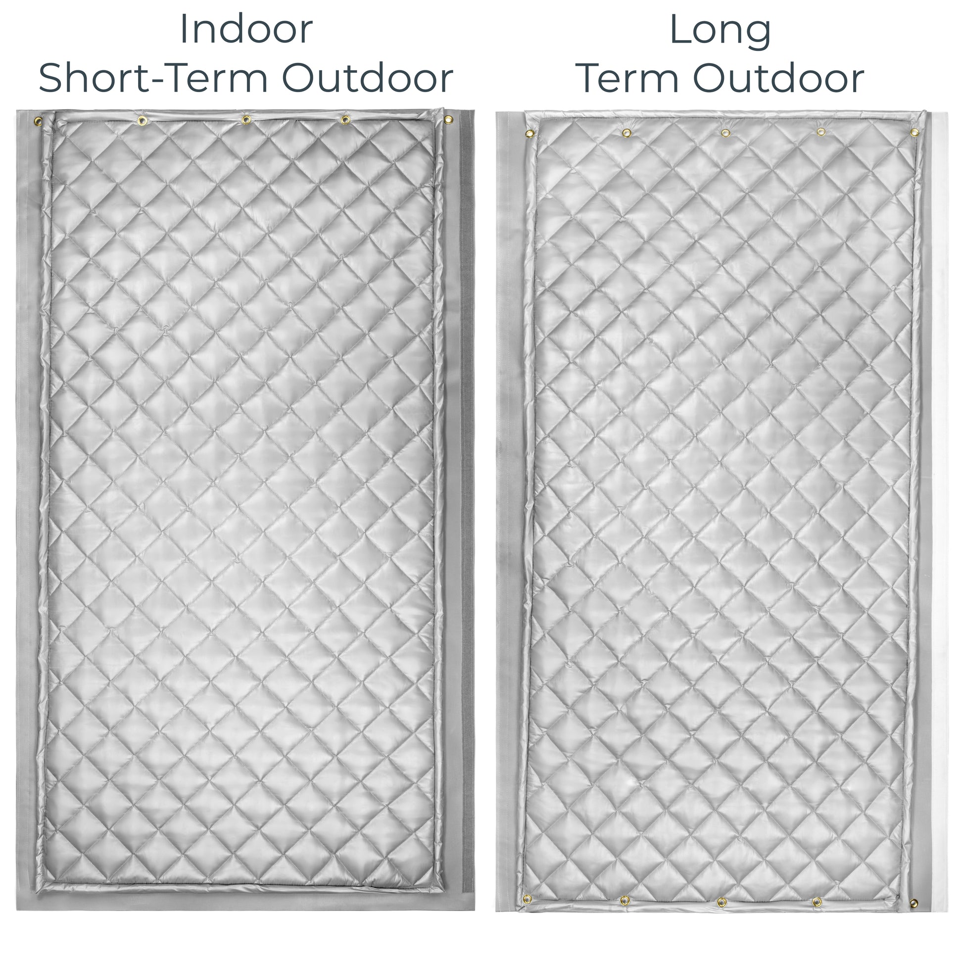 exterior vs interior soundproof blankets