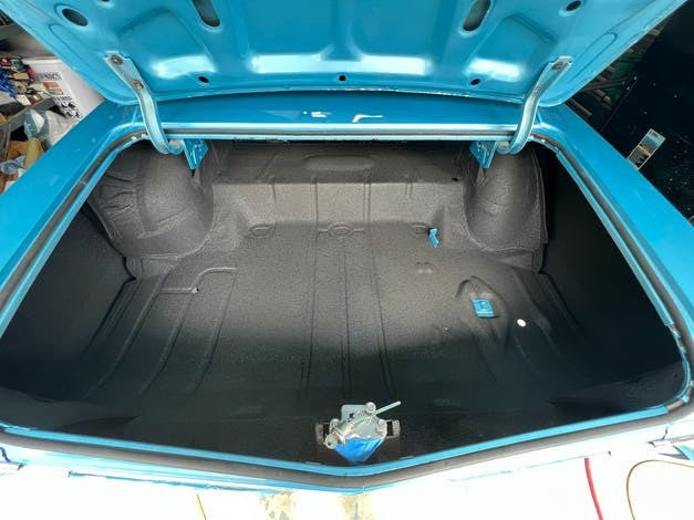 Spectrum in 1966 Chevelle trunk