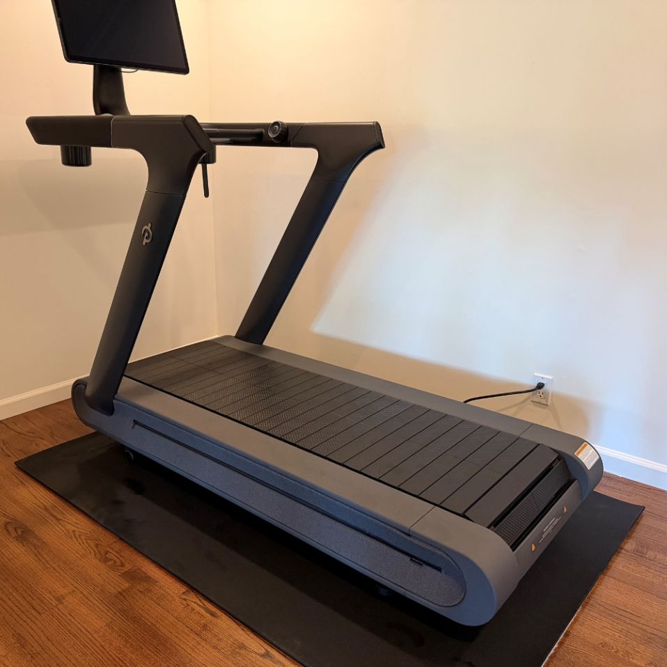 stomp mat used as treadmill mat