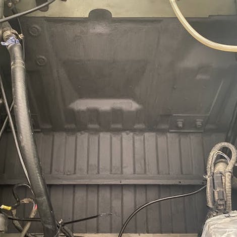 Vw Bus after installing FireWall on thh firewall