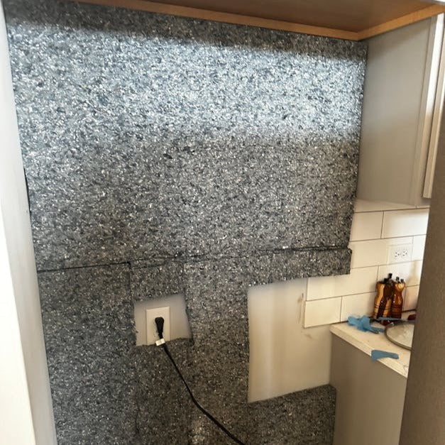 CelluZorbe is easy to install behind a refrigerator