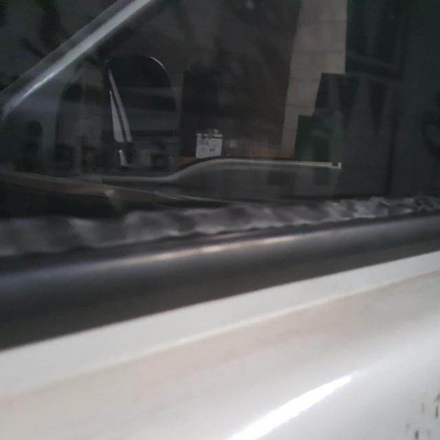 Butyl tape used to seal window