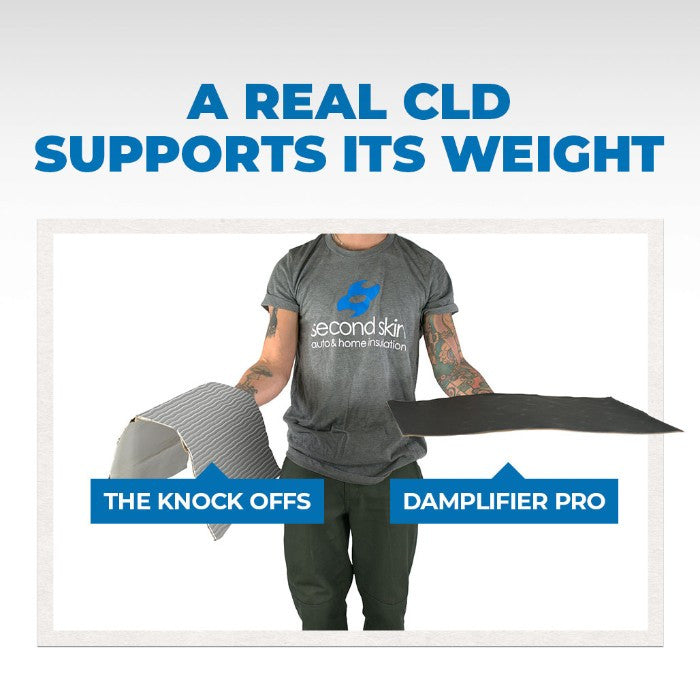 Damplifier Pro is thick enough to support its weight