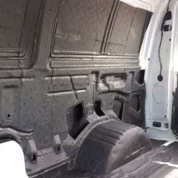 Sprinter Van Floor Covered With Damplifier Pro
