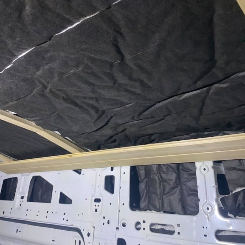 Ford Transit Van 148in wheelbase high roof with 3M Thinsulate SM600L