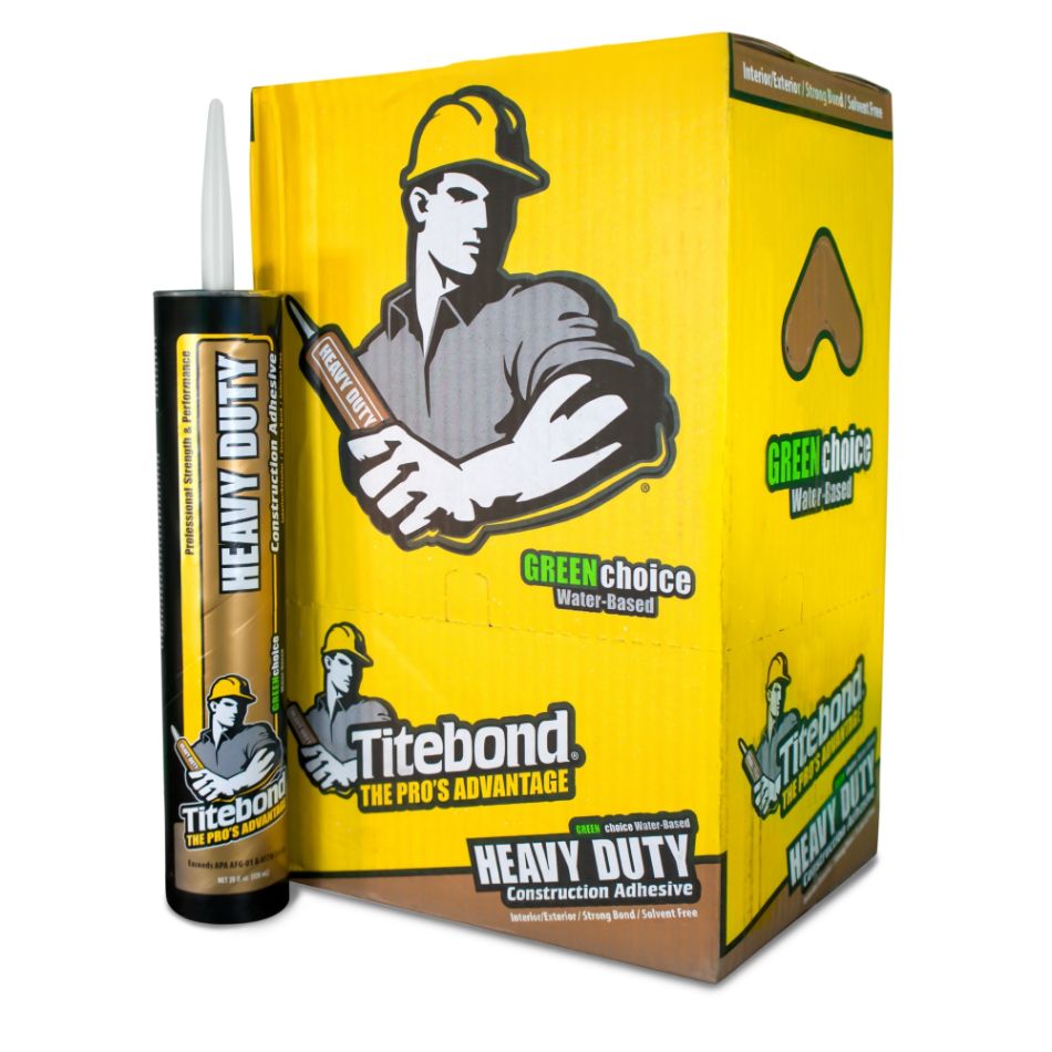 case of titebond heavy duty construction adhesive