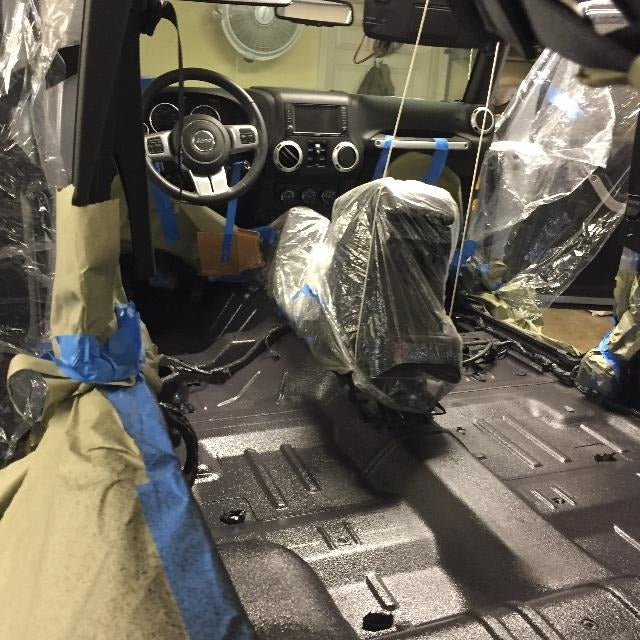 Spectrum liquid soundproofing layer 1 Jeep floor