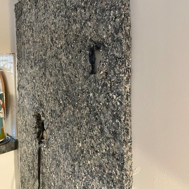 CelluZorbe is easy to install behind a refrigerator