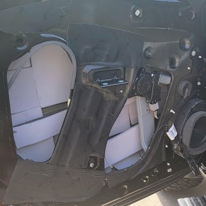 Mega Zorbe for car audio acoustics (in car door)