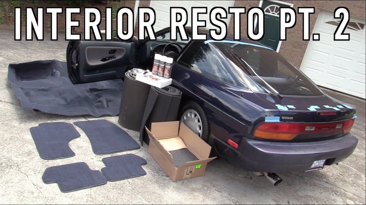 Load video: 240SX Interior Restoration Part 2: Installing New Carpet &amp; Sound Deadening!