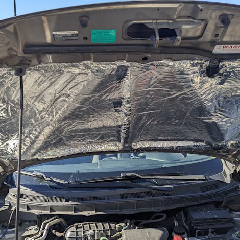 Mega Block as hood insulation