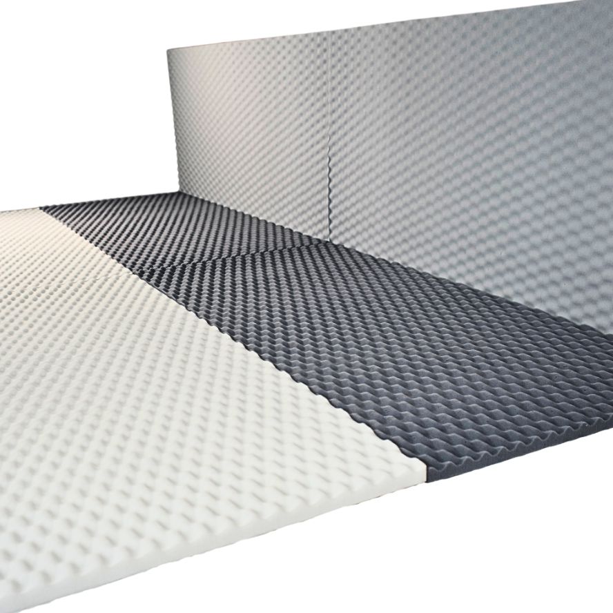 mela mute anechoic wedge color display