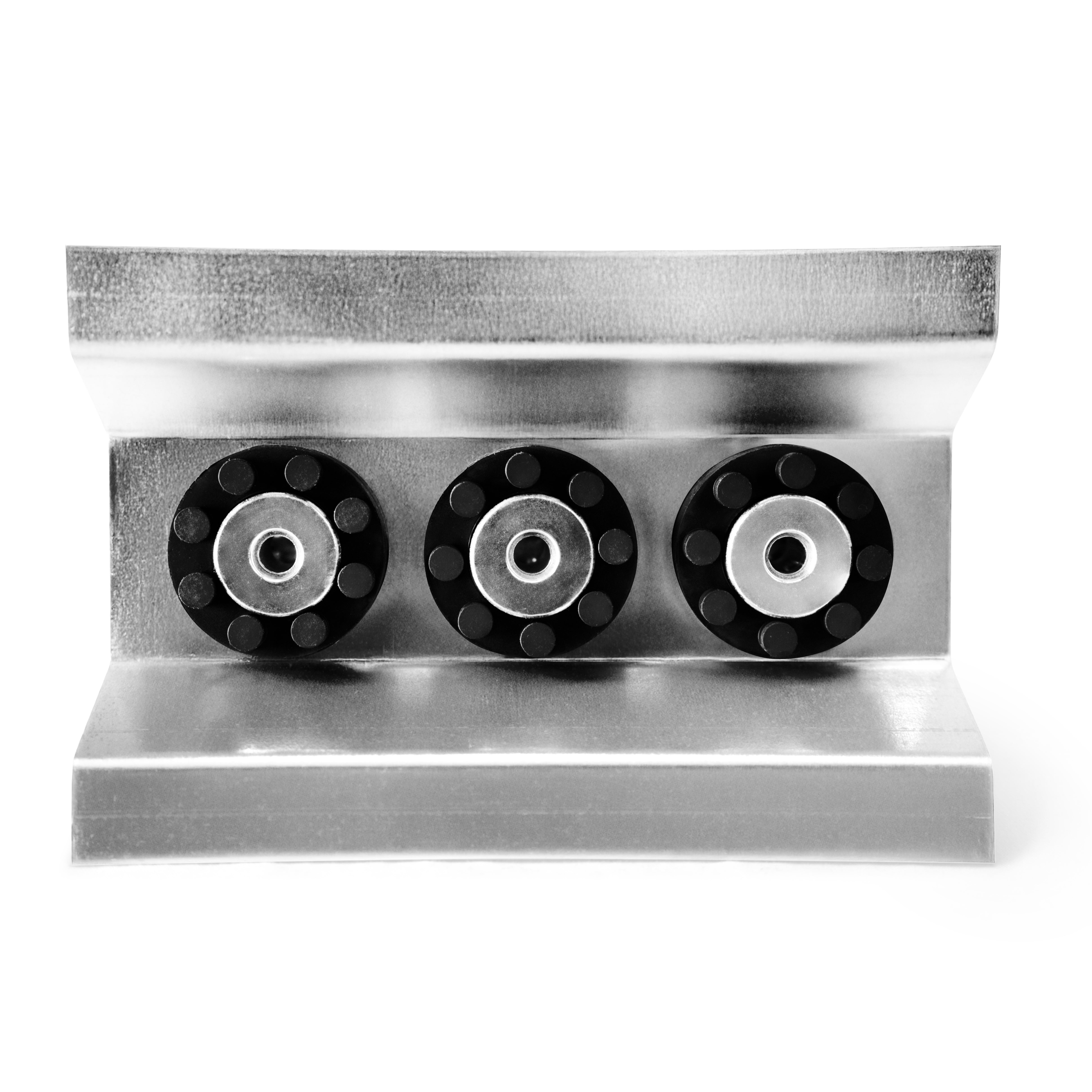 RSIC-1 backer side that faces the steel track