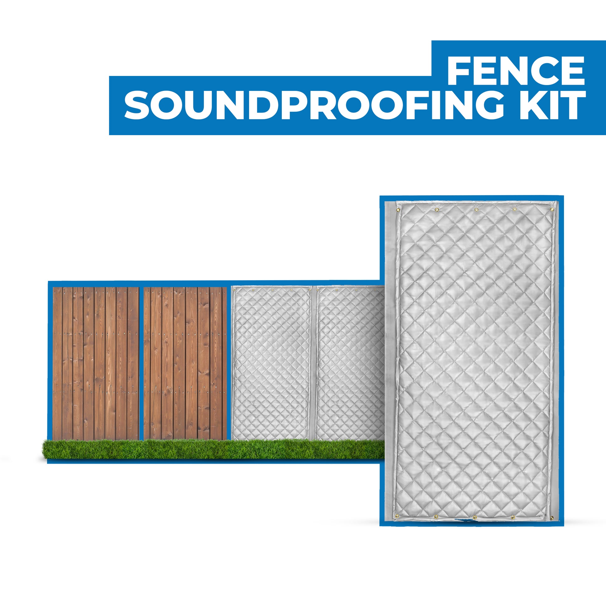 soundproof fence kit blankets