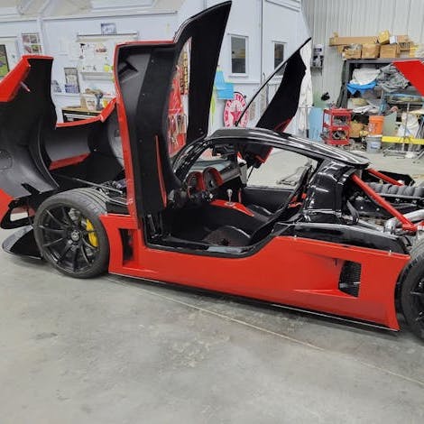 Custom built car - Spectrum Sludge used as undercoating