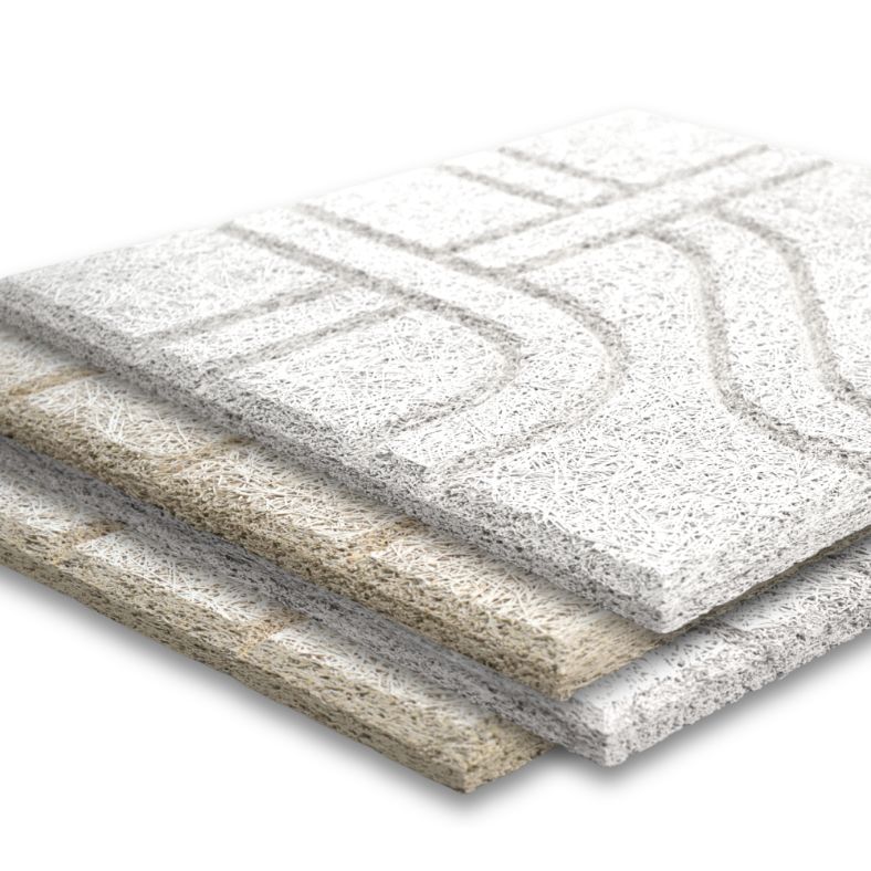 Timberwool Engraved Wood Fiber Acoustic Panels