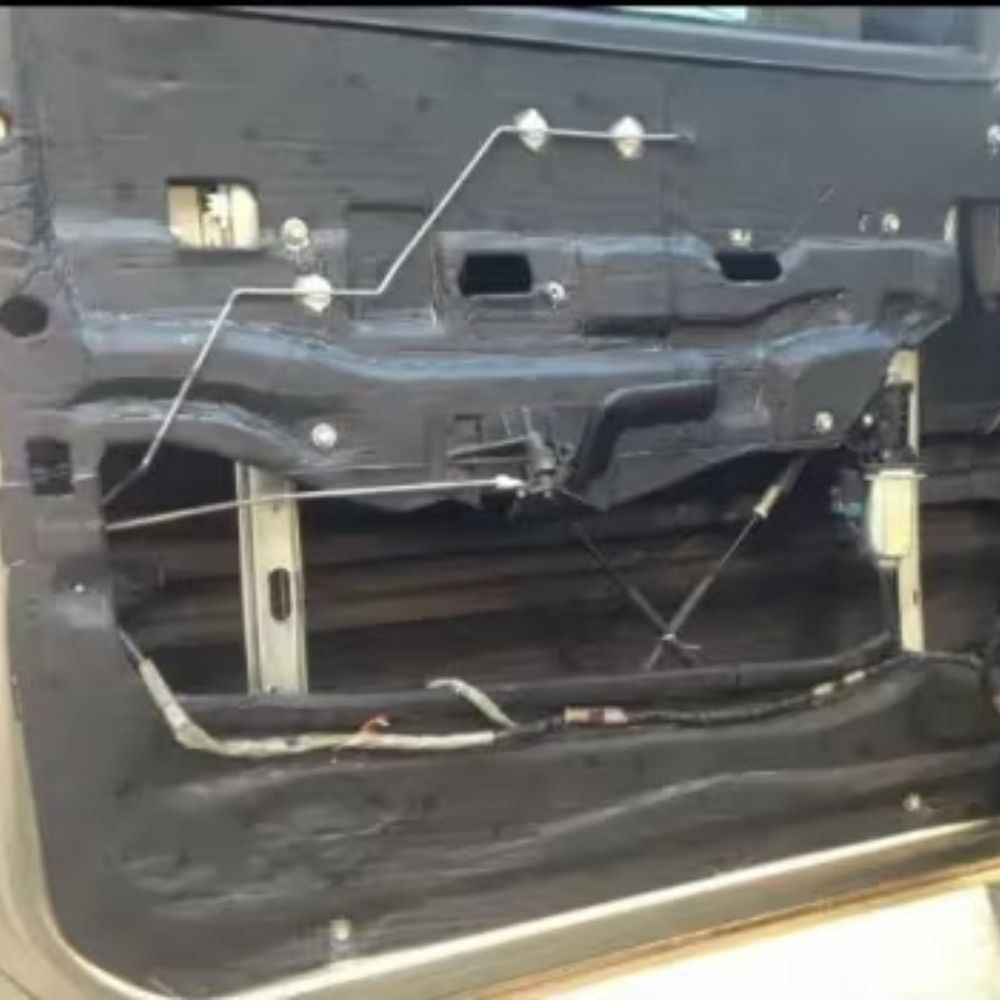 cargo van door deadened
