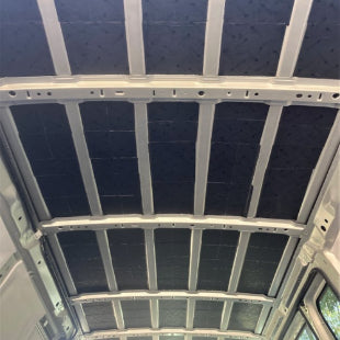 sound deadening on a cargo van roof