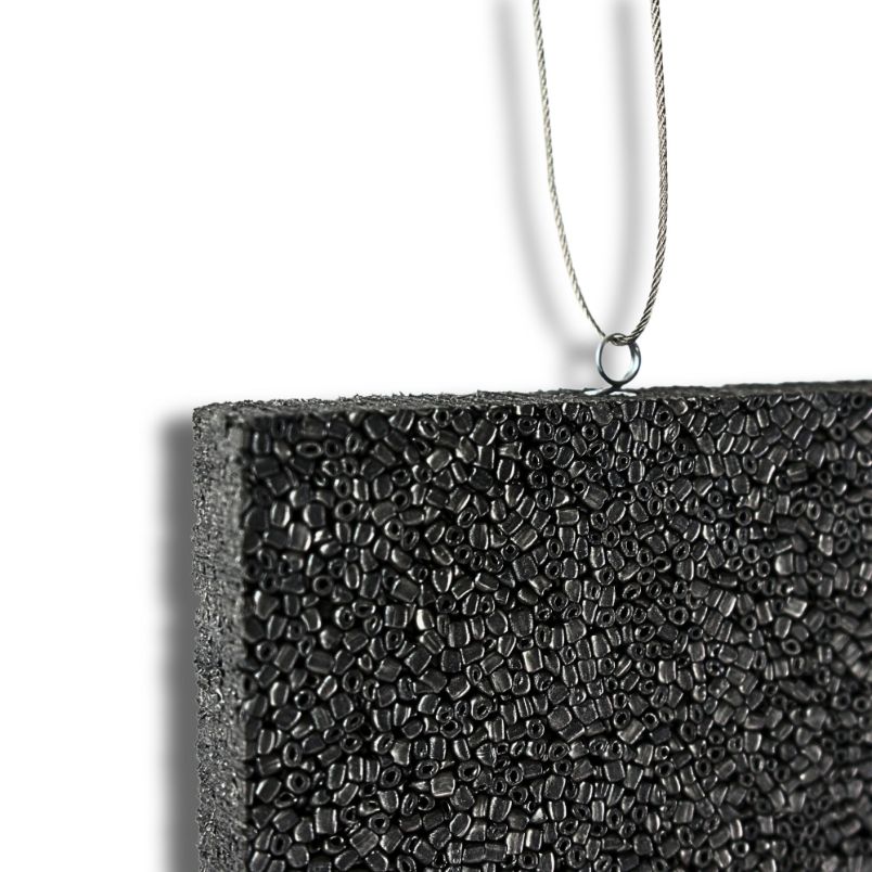 blocknzorbe baffle close up charcoal