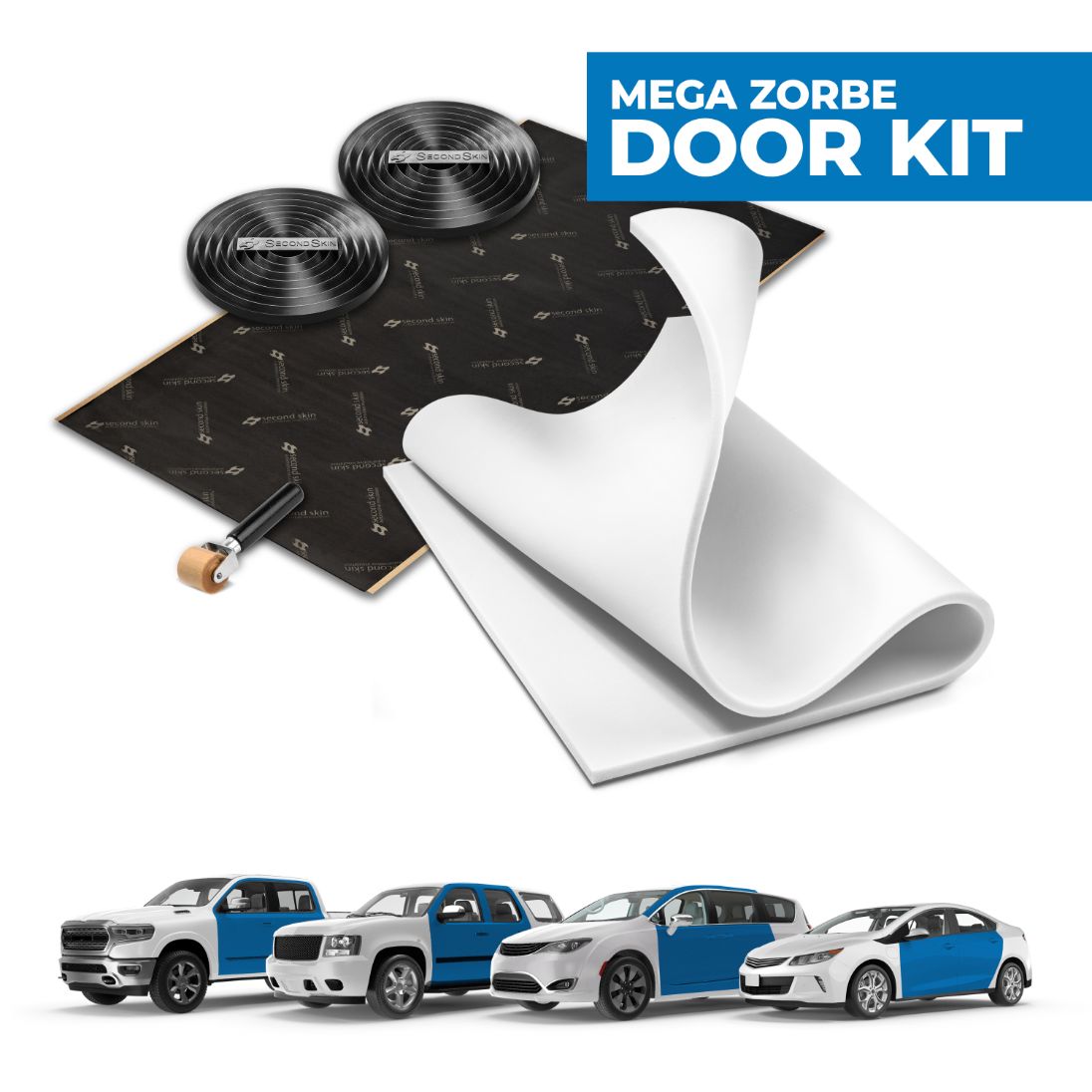 Mega Zorbe car audio door kit