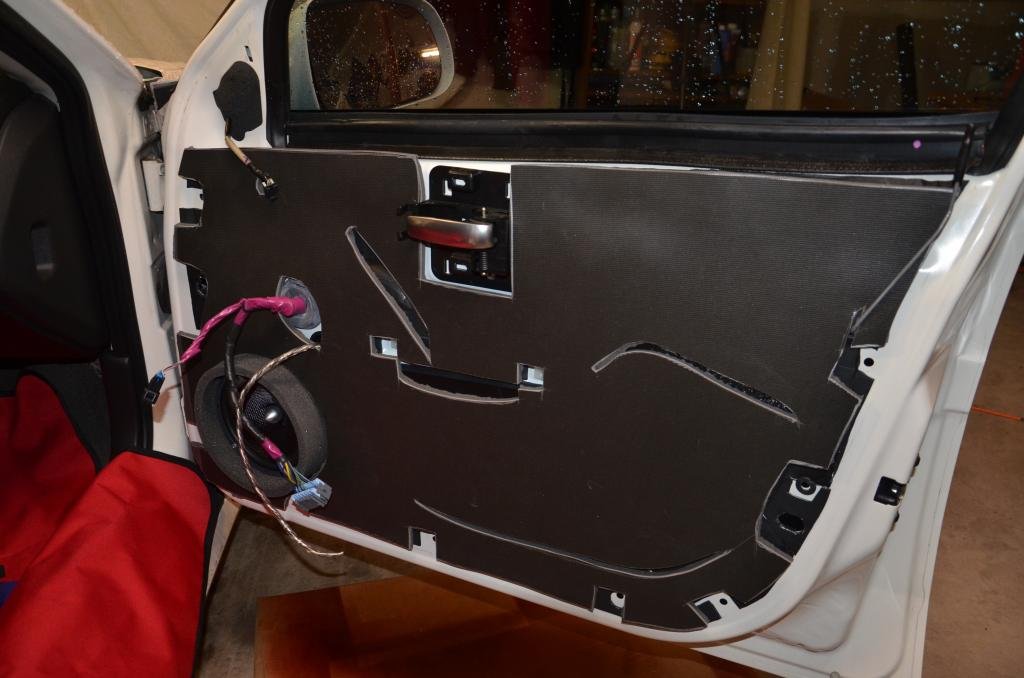 Car Door Kit with Damplifier Pro on Outer Door Skin + Luxury Liner Pro used in Inner Skin to Increase Midbass.