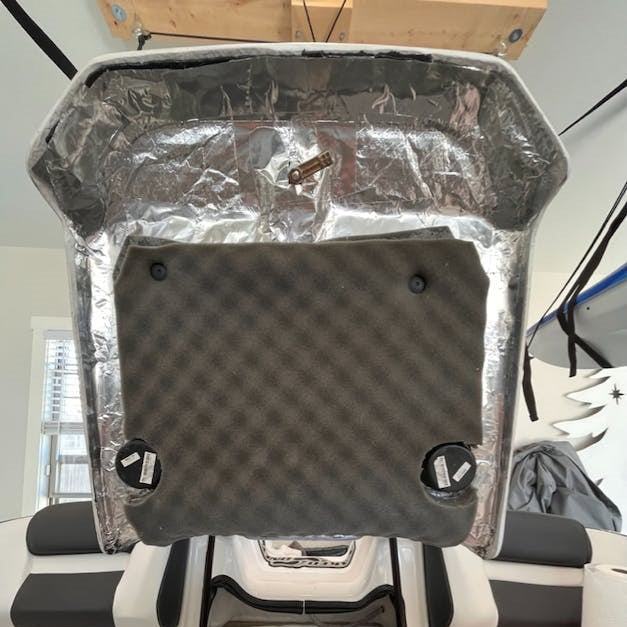 Boat Kit used on a Yamaha Jet Boat Engine Cover