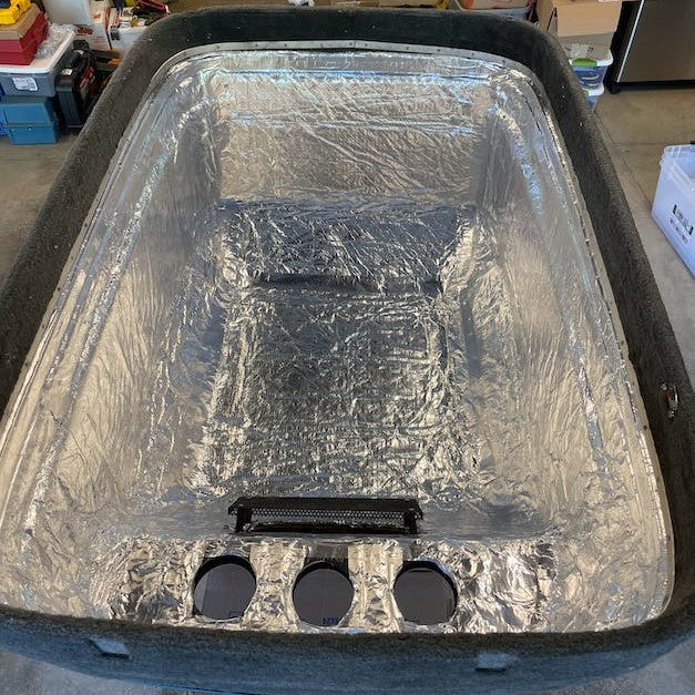 Layer 2 Heat Wave Pro for boat engine cover