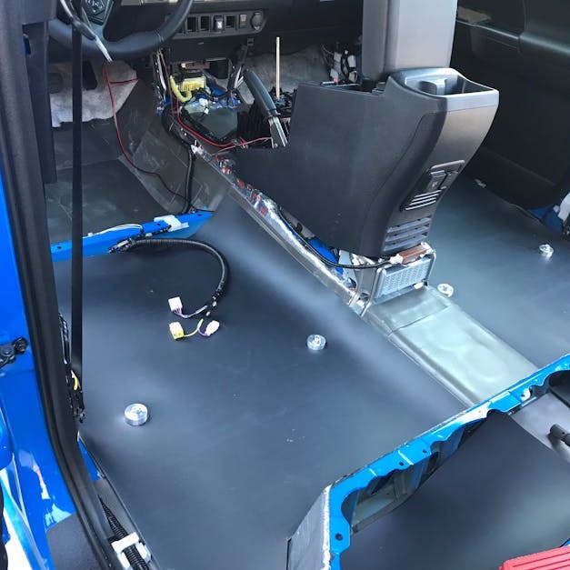 Luxury Liner blocks airborne noise installed with 100% coverage