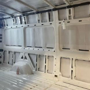 Sprinter Van Floor Covered With Mega Zorbe